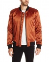 GUESS Men's Stretch Satin Bomber
