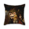 Beautifulseason Oil Painting James Stephanoff - Falstaff At Herne's Oak, From 'The Merry Wives Of Windsor,' Act V, Scene V Pillow Shams 18 X 18 Inches / 45 By 45 Cm Gift Or Decor For Gril Friend,se