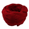 HONEYJOY Womens Thick Ribbed Knit Winter Infinity Circle Loop Scarf