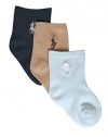 Polo Ralph Lauren boys infant crew socks 3pairs - 18-24 months