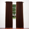 Best Home Fashion Thermal Insulated Blackout Curtains - Back Tab/ Rod Pocket - Chocolate - 52W x 108L - (Set of 2 Panels)
