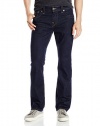True Religion Men's Ricky with Flap Relaxed Straight Jean in Body Rinse