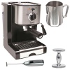 Capresso EC100 Pump Espresso and Cappuccino Machine Bundle with Knox Milk Frother, Frothing Pitcher and Espresso Tamper by Capresso