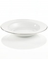 Charter Club Dinnerware, Grand Buffet Platinum Fine Line Rim Soup Bowl