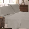 6 Piece Super Soft Luxurious Comfortable Bed Sheet Set (King, Grey) by Cheer Collection
