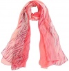 Simplicity Women's Silk Chiffon Scarf Colorful Abstract Art Scarves New for 2017