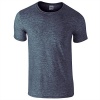 Gildan Softstyle Adult Ringspun T Shirt - Size Sml-2XL / 37 - Heather Navy - XL