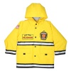 Western Chief Little Boys' Custom Firefighter Rain Coat with Personalized Name, 7