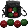 Hey! Play! 9 Piece Bocce Ball Set with Easy Carry Nylo