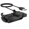 Garmin Fenix 3 HR Charger, MoKo Replacement USB Data Sync Charging Cable Cradle Dock Charger Clip for Garmin Fenix 3 HR / Fenix 3 / Quatix 3 Smart Watch, BLACK