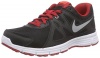 Nike Little Kids Boys Revolution 2 Running Shoes-Black/Silver/Red-6