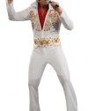 Aloha Elvis Adult Costume,White,Large
