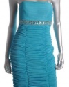 Sue Wong Diffusion Ruched Strapless Mini Sheath Cocktail Evening Dress 8