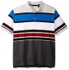 Sean John Men's Big & Tall Short-Sleeve Core Stripe Polo Shirt