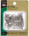 Dritz 40-Piece T Pins, 1-3/4-Inch