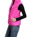 Anmengte Women Spring Warm Lightweight Down Vest Jacket Coat Zipper Outwear Plus Size (FBA) (M, RosePink)