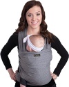 4-in-1 CuddleBug Baby Wrap Carrier | Soft Baby Carrier | Baby Sling Carrier | Postpartum Belt | Nursing Cover | Best Baby Shower Gift (Grey)