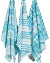 Now Designs Jumbo Pure Kitchen Towel, Bali Blue, Set of 3