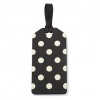 kate spade new york Luggage Tag - Black & Cream Dots