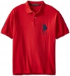 U.S. Polo Assn. Men's Big-Tall Solid Pique Polo Shirt