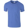 Gildan Softstyle Adult Ringspun T Shirt - Size Sml-2XL / 3 - Heather Royal - 2XL
