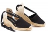 VISCATA Escala 2.5 Wedge, Soft Ankle-Tie, Closed Toe, Classic Espadrilles Heel Made in Spain