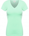 FPT Womens Basic Short Sleeve V-Neck T-Shirt (S-3XL)