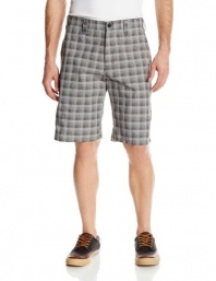 Dickies Men's Performance 11-Inch Plaid Flat Front Short