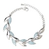 CherryGoddy European and American fashion crystal bracelet Heart to Heart Bracelet