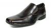 Bruno MARC GIORGIO Men's Classic Square Toe Leather Lined Stretch Insert Slip On Dress Loafers Shoes