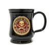 2017 Edition Collectible Death Wish Coffee Ceramic Mug - Black with Red Backfill - Handmade in the U.S.A - 10 Ounce