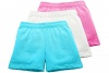 Sparkle Farms Little Girls Under Dress Shorts, 3-pack, Pink/White/Aqua, Size 4