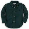 Polo Ralph Lauren Baby Boys' Blake Cotton Twill Shirt Forest Green (6 Months)