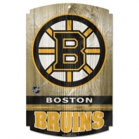 NHL Boston Bruins Wood Sign