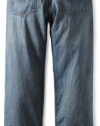 Levi's Boys' 550 Relaxed Fit Jeans,Clean Crosshatch, 11 Husky