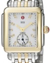 MICHELE Women's MWW06V000042 Deco 16 Diamond-Accented Stainless Steel Watch