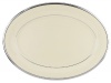 Lenox Solitaire 16-Inch Platinum-Banded Fine China Oval Platter by Lenox
