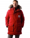 Canada Goose Men's Expedition Parka Coat (Large, Red)