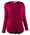 Michael Kors Women's Long Sleeve Pocket Tee Shirt