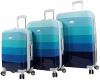 Nicole Miller Rainbow Hard-Sided 3-Piece Spinner Set: 28, 24, and 20 (Blue)