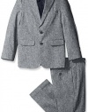 Perry Ellis Big Boys' Linen Look Suit