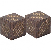 Man of God Resin Stone Scripture Block Cube