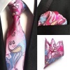 The Connect Classic Silk Necktie Handkerchief Pocket Square Men's Ties Set #11