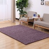 ONEONEY Home Decorator Modern Shag Area Rugs Super Soft Solid Living Room Carpet Bedroom Washable Rug and Carpets-(Purple Grey,1x1.6M)