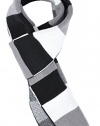 Simplicity Men / Women's Winter Long Rugby Knit Striped Scarf, 76 x 10.5
