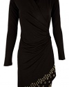 Michael Kors Women's Grommet Faux-Wrap Dress-B-S