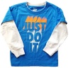 Nike Little Boys' Long-Sleeve Graphic Just Do It Layered Shirt (3T)