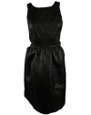 Kensie Womens Shiny Jacquard Sleeveless Back Cutout Dress