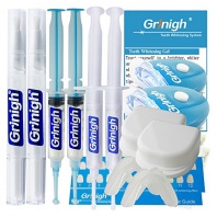 Grinigh Unconditional Expressions 2 Person Teeth Whitening Kit With All Accessories | More Than 36 Treatments (18 each) of Home Ultra Strength Gel (12% Hydrogen Peroxide)|