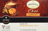 Twinings Keurig Brewed Black Tea Chai Pumpkin Spice -- 12 K-Cups